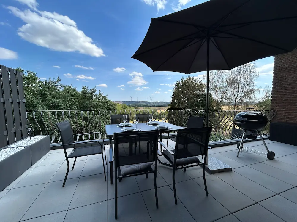 Balkon EG – Ferienhaus Wanderath N°10