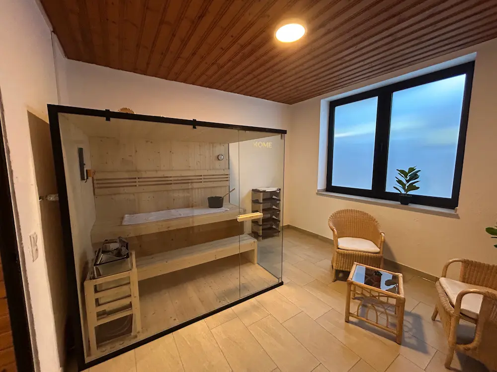 Sauna mit Ruhebereich