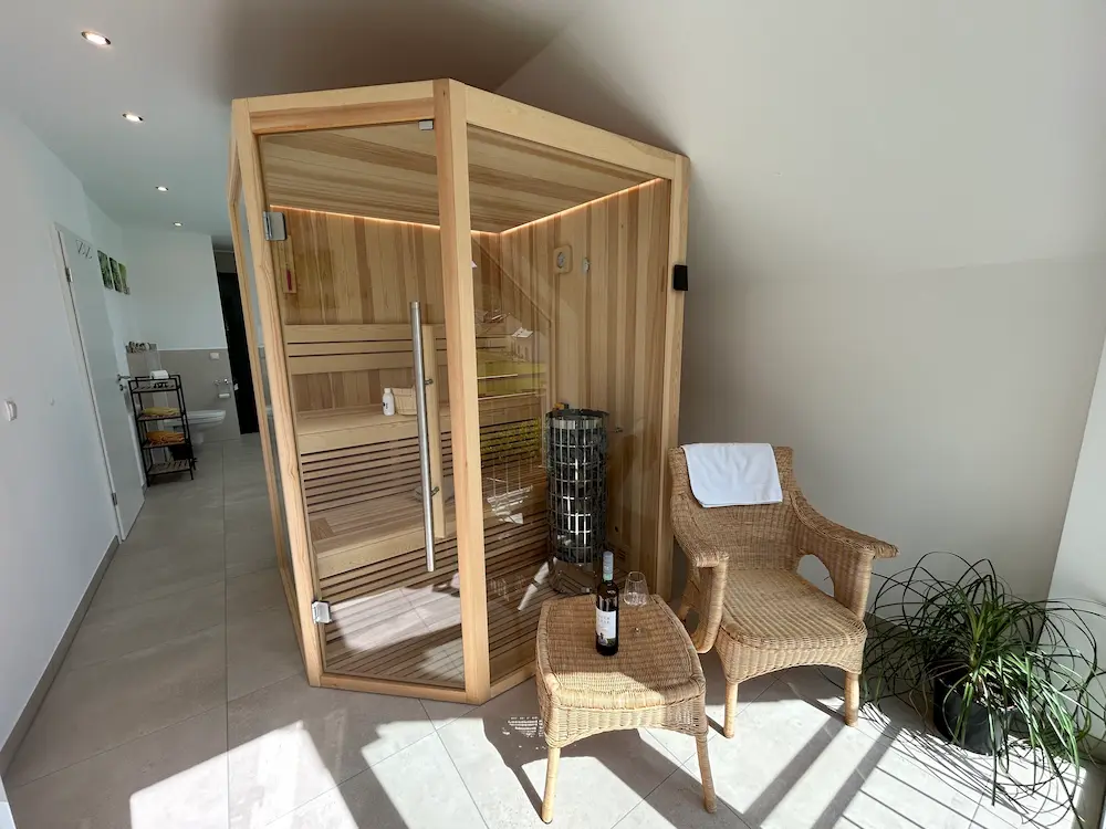 Finnische Sauna – Ferienhaus Leimbach N°4