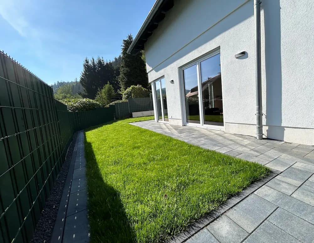 Garten Ansicht 2 – Ferienhaus Leimbach N°4