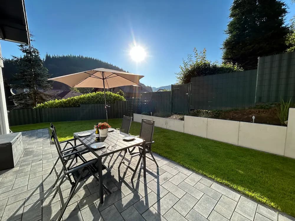 Garten Ferienhaus Leimbach N°4