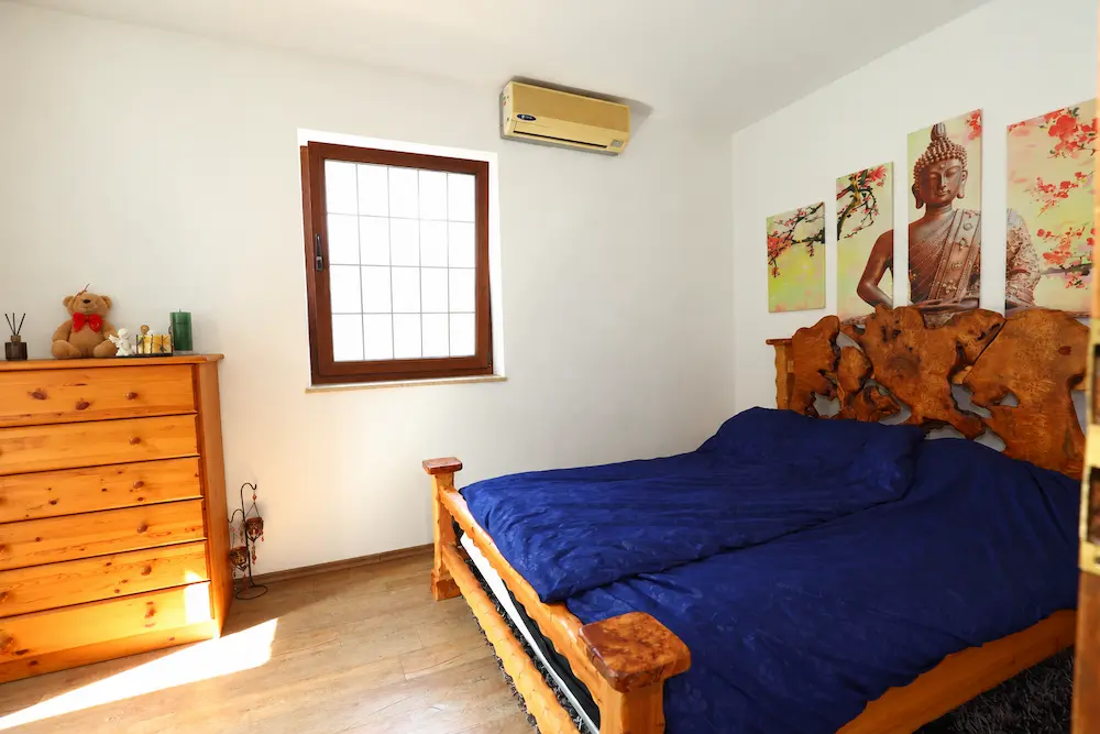 Zweites Schlafzimmer im Ferienhaus Leimbach N°6