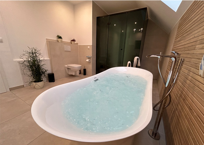 Wellness-Ferienhaus Whirlpool